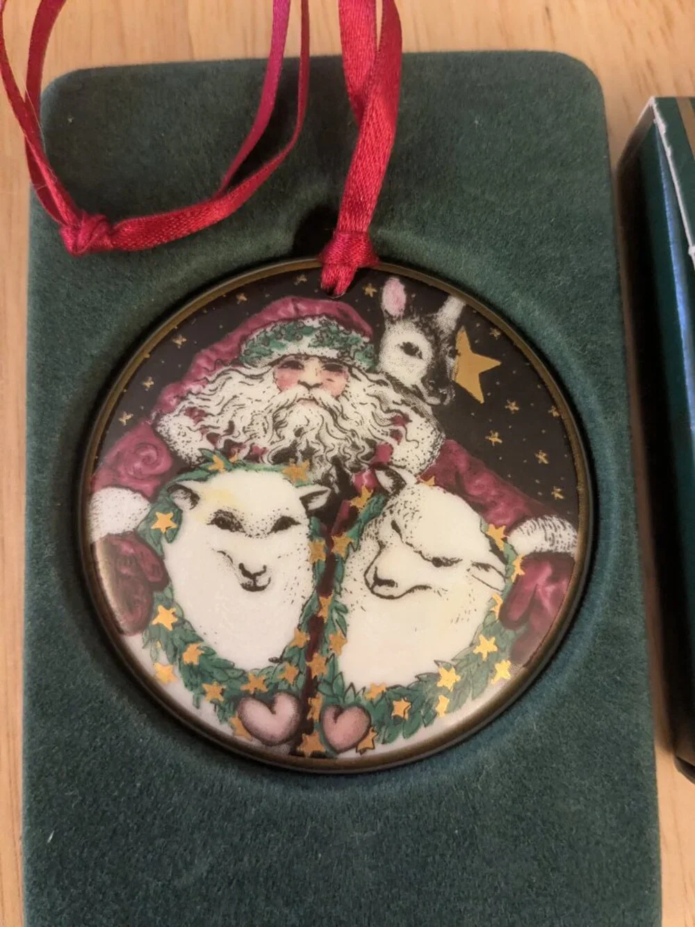 Bing And Grondahl Christmas Around The World Porcelain Christmas Ornament 1998
